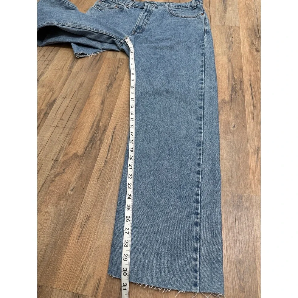 Levi's 505 Regular Fit‎ Straight Leg Jeans Medium Wash Men's 38x34